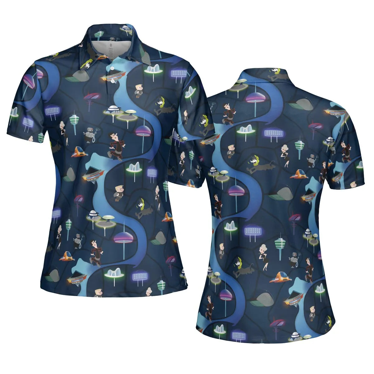 AOP Men/Women Polo Shirt - CACA3XSA