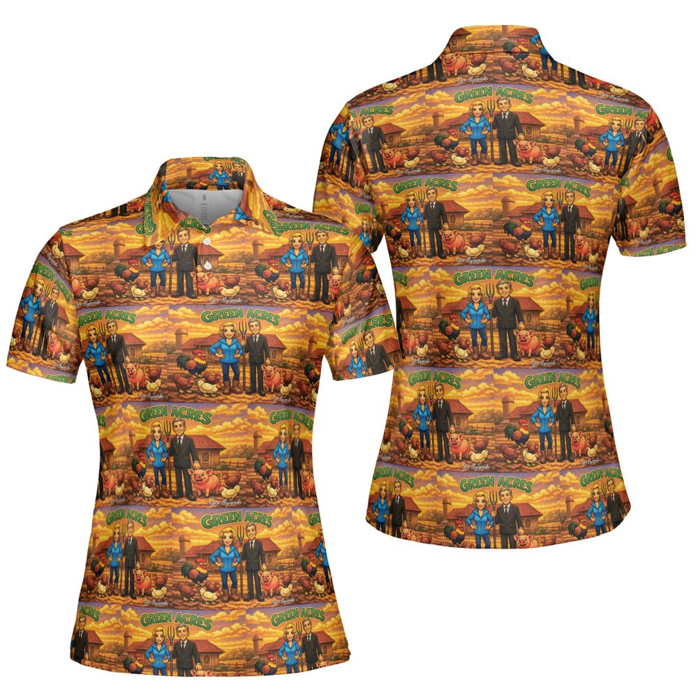 AOP Men/Women Polo Shirt - R6MPLUV3 -  - 5