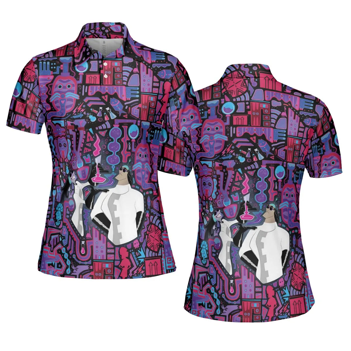 AOP Men/Women Polo Shirt - NWURK2VH