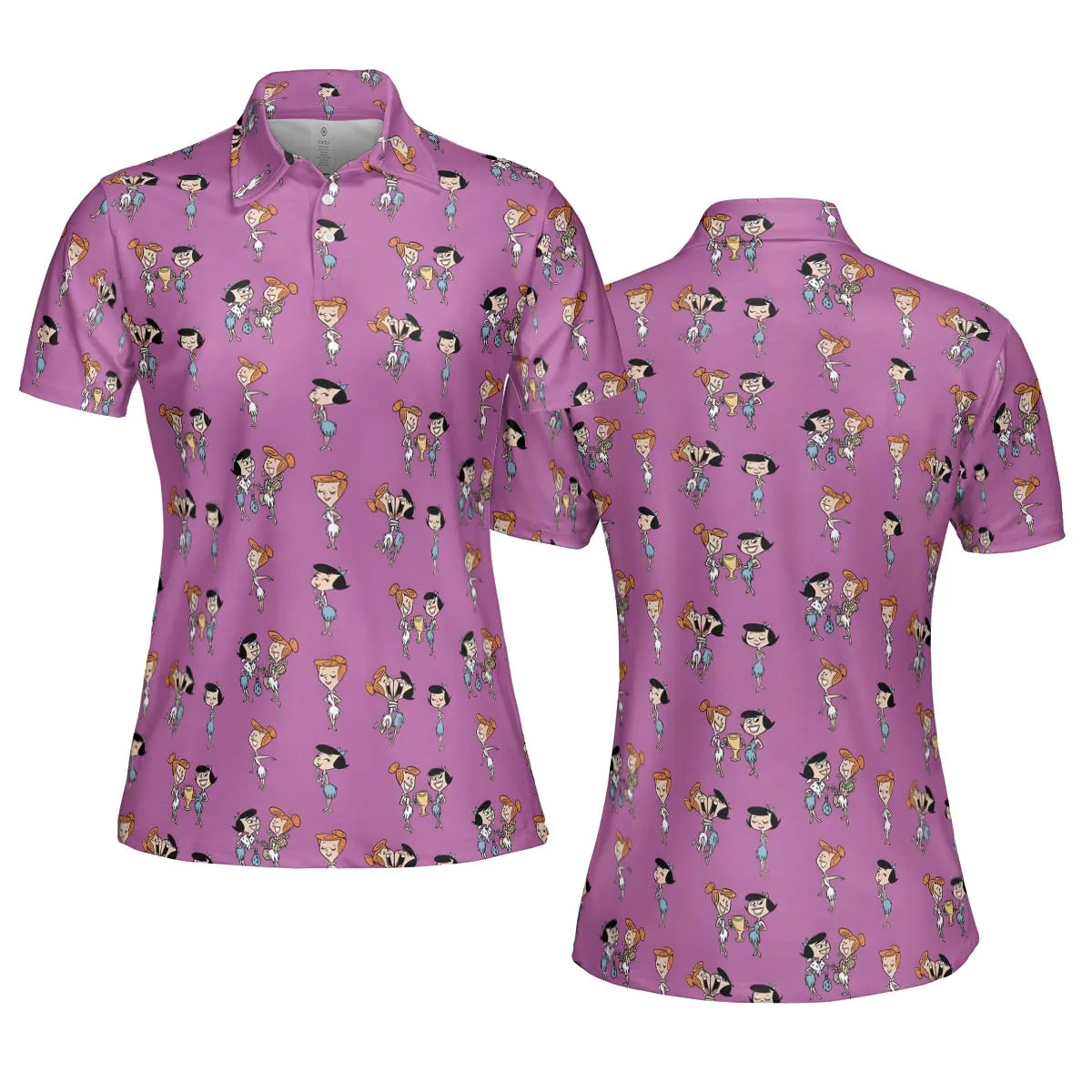 AOP Men/Women Polo Shirt - NFVXKWNQ