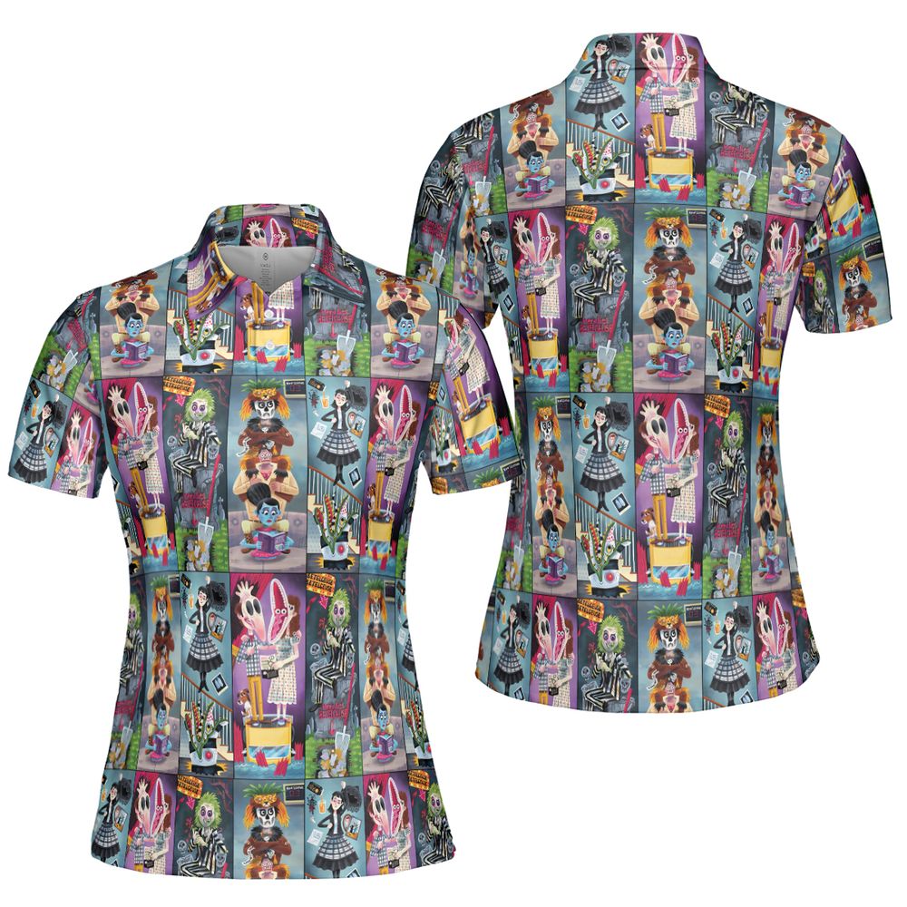 AOP Men/Women Polo Shirt - PVSADASB -  - 5