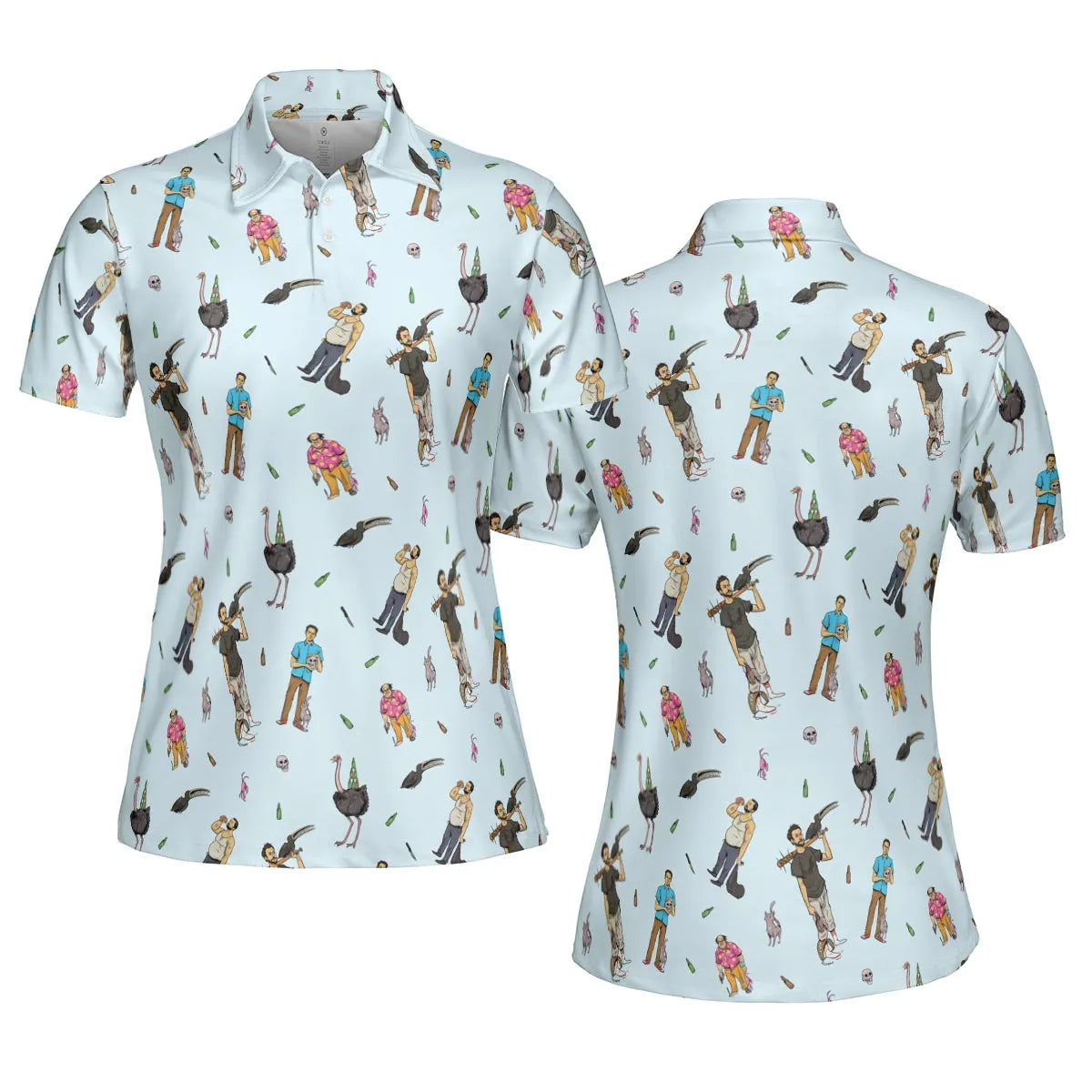 AOP Men/Women Polo Shirt - UT8NWGSE