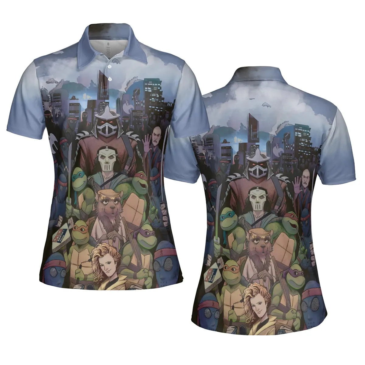 AOP Men/Women Polo Shirt - QXRVP1SM