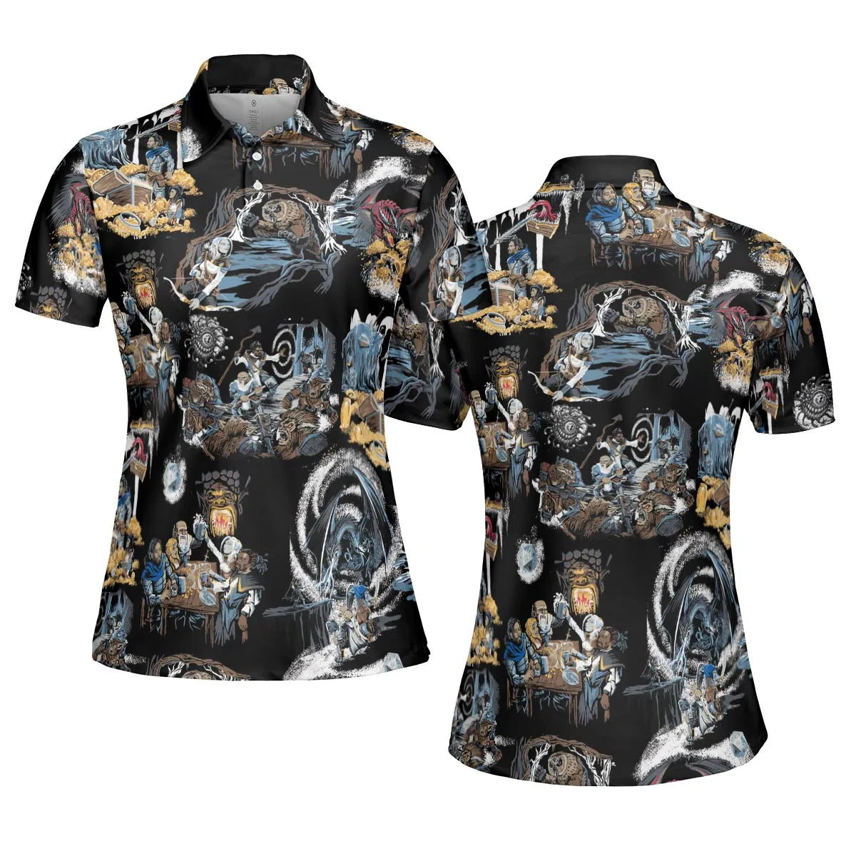 AOP Men/Women Polo Shirt - LUW4GPWG