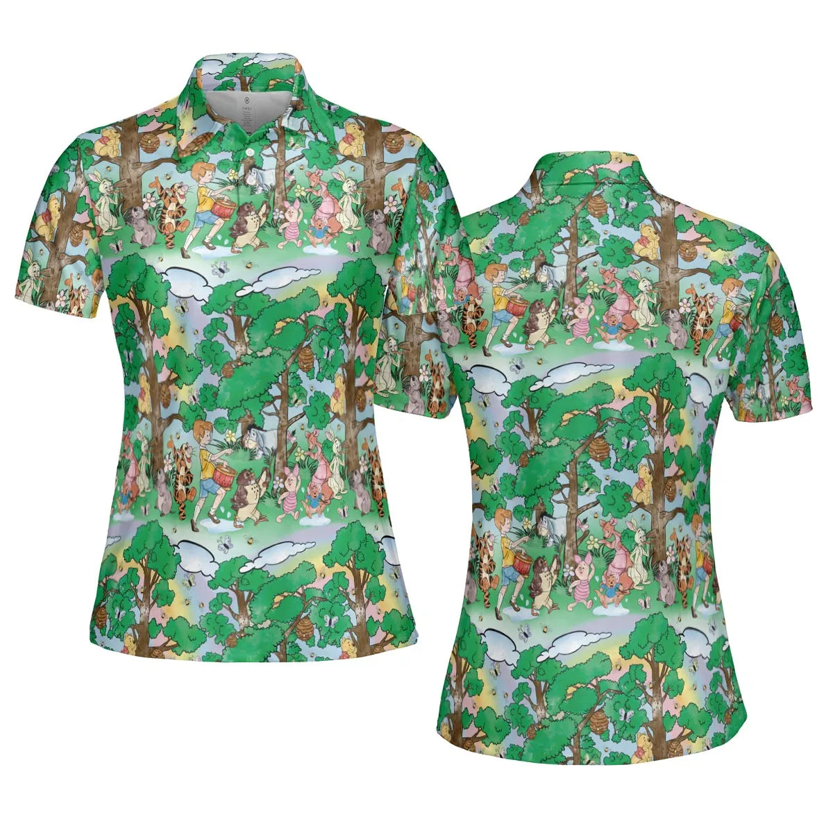 AOP Men/Women Polo Shirt - 3PX23HUD