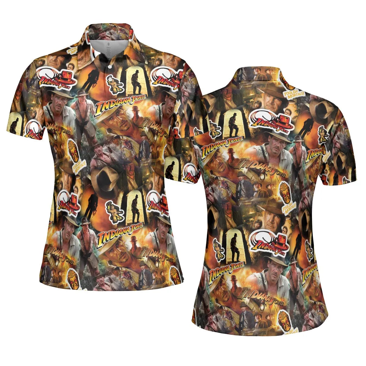 AOP Men/Women Polo Shirt - J8H1WHRQ