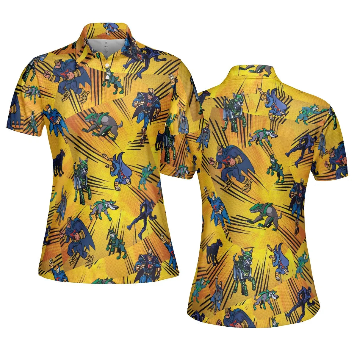AOP Men/Women Polo Shirt - HFSGH5PQ