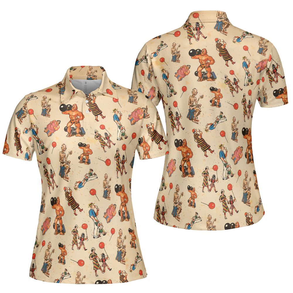 AOP Men/Women Polo Shirt - 95DBVPER -  - 5