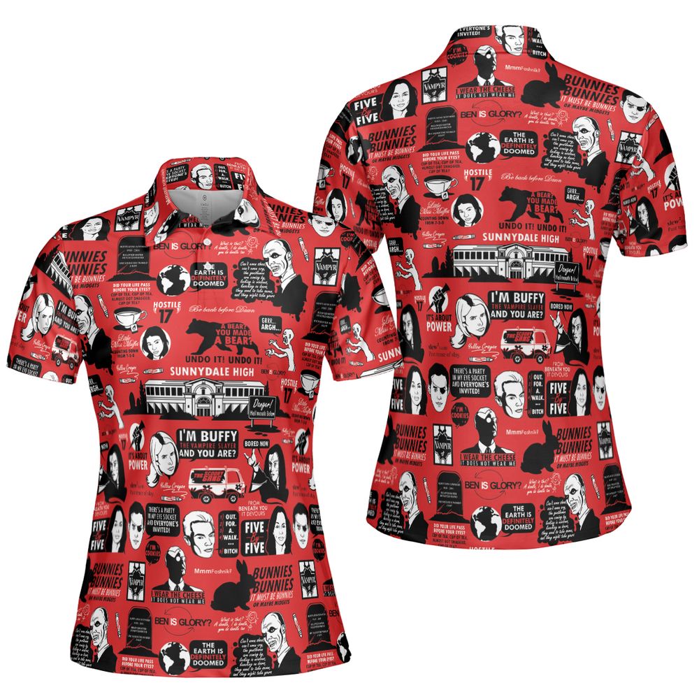 AOP Men/Women Polo Shirt - UPT3VXTV -  - 5