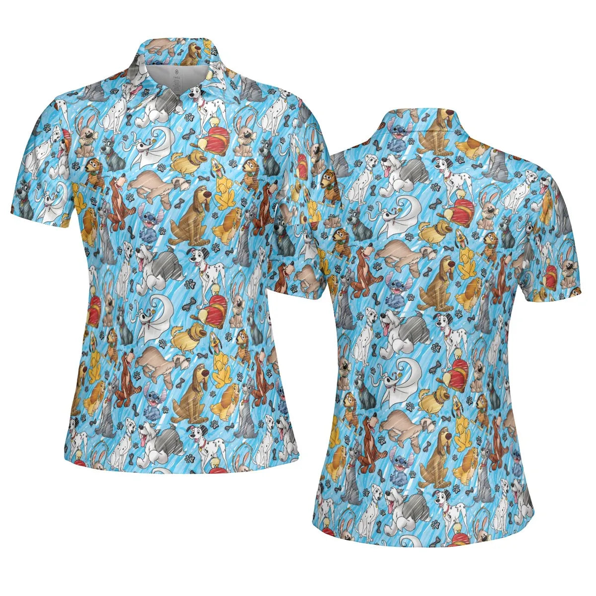 AOP Men/Women Polo Shirt - KKJQQJRU