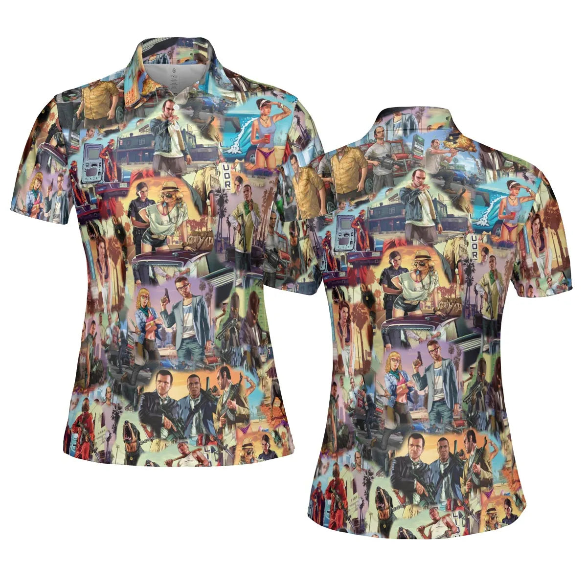 AOP Men/Women Polo Shirt - VVZVCABM