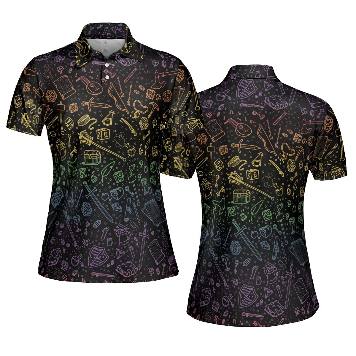 AOP Men/Women Polo Shirt - KY6BA6PV