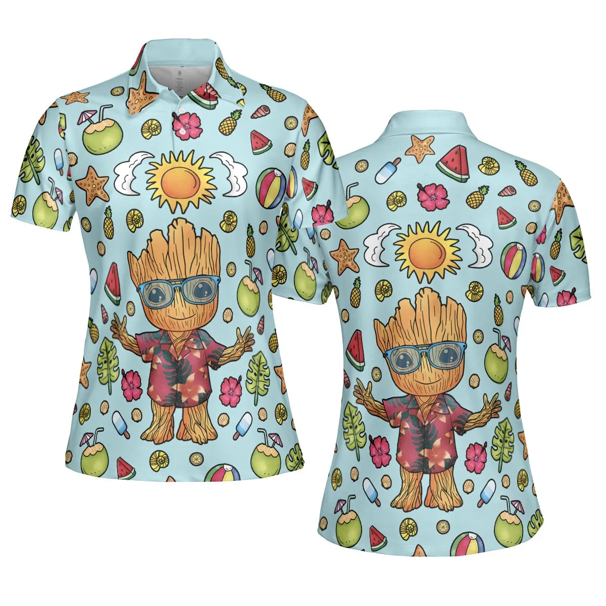 AOP Men/Women Polo Shirt - W2ZT9F7P