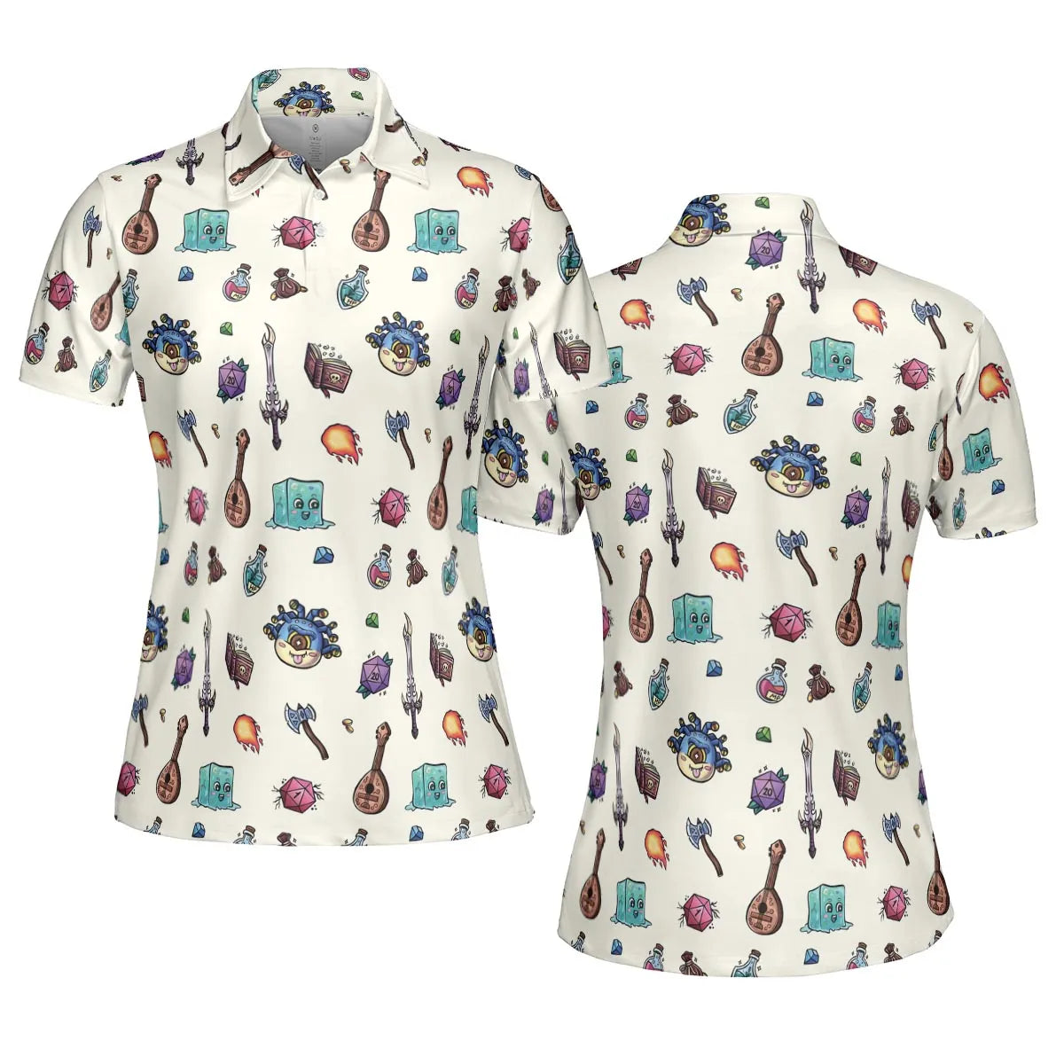 AOP Men/Women Polo Shirt - KW12LRU3