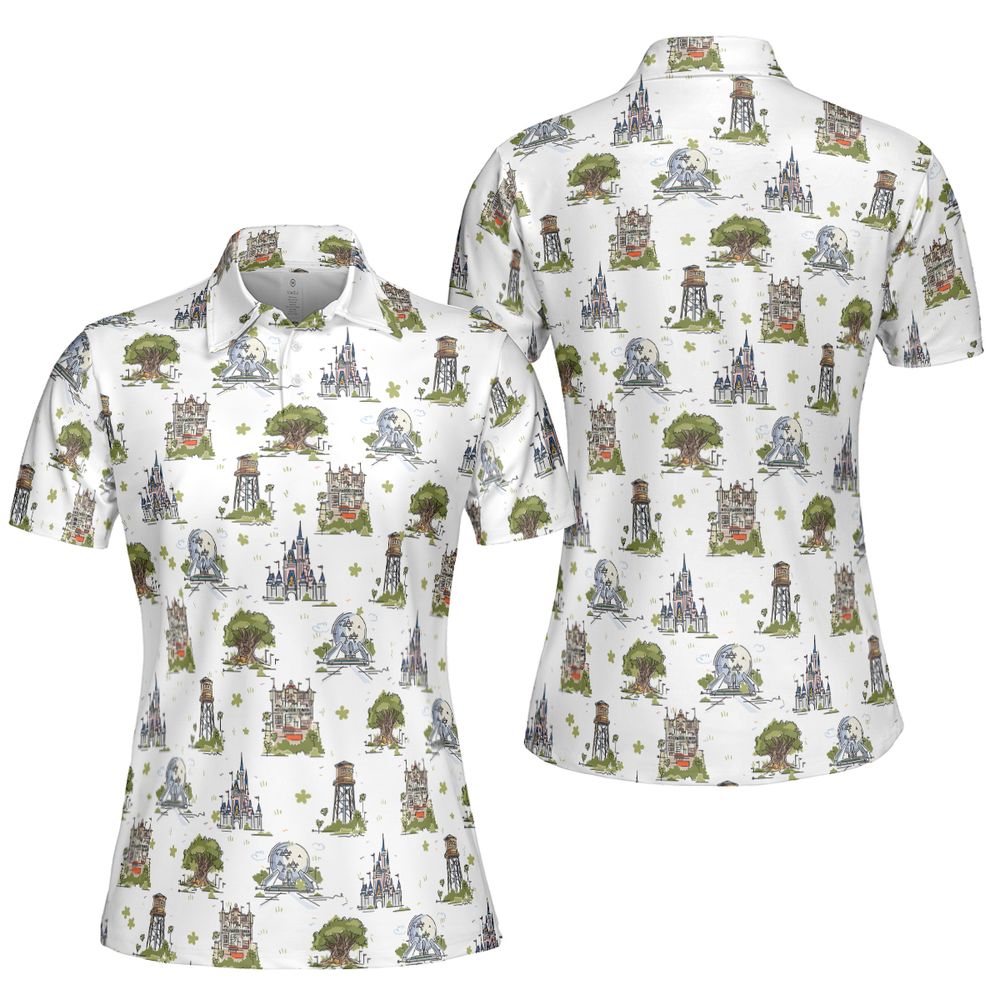 AOP Men/Women Polo Shirt - 85XJGZD9 -  - 5
