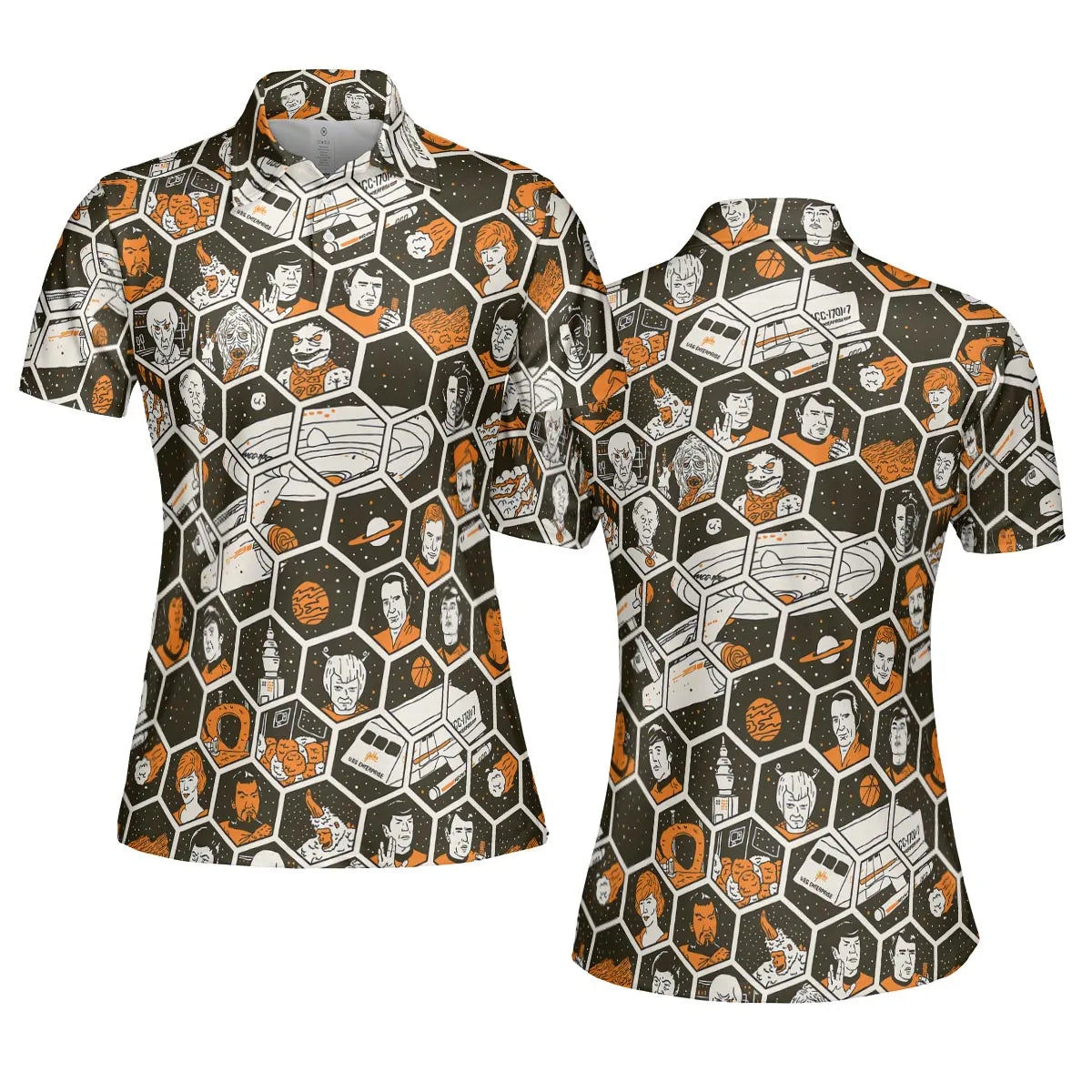 AOP Men/Women Polo Shirt - 13W432MW