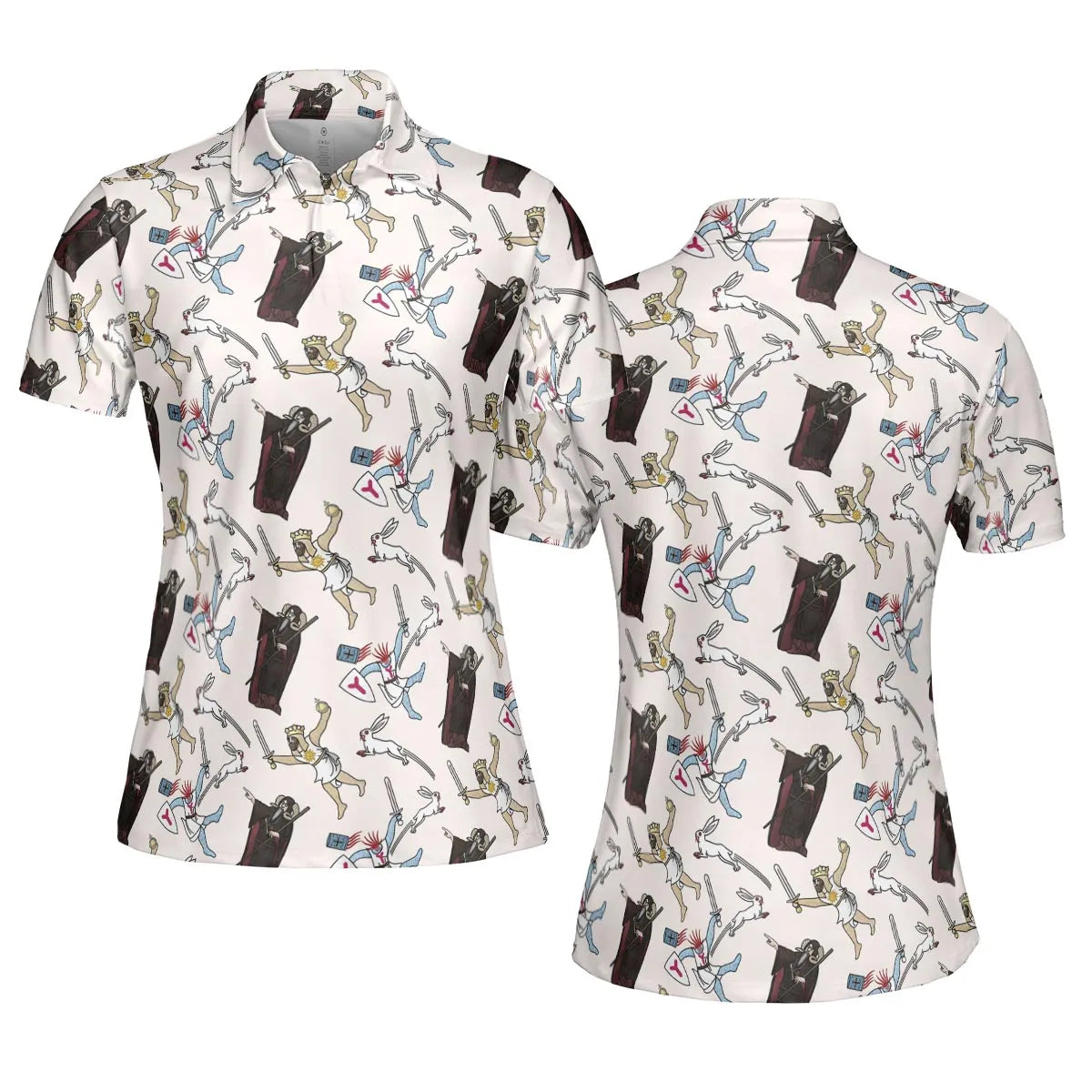 AOP Men/Women Polo Shirt - K5B77F4Q