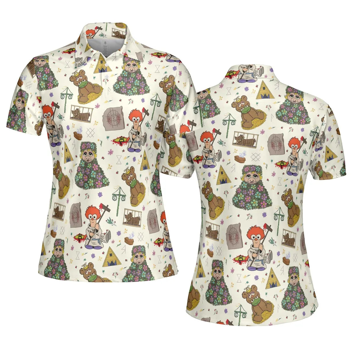 AOP Men/Women Polo Shirt - C1H4HMZG