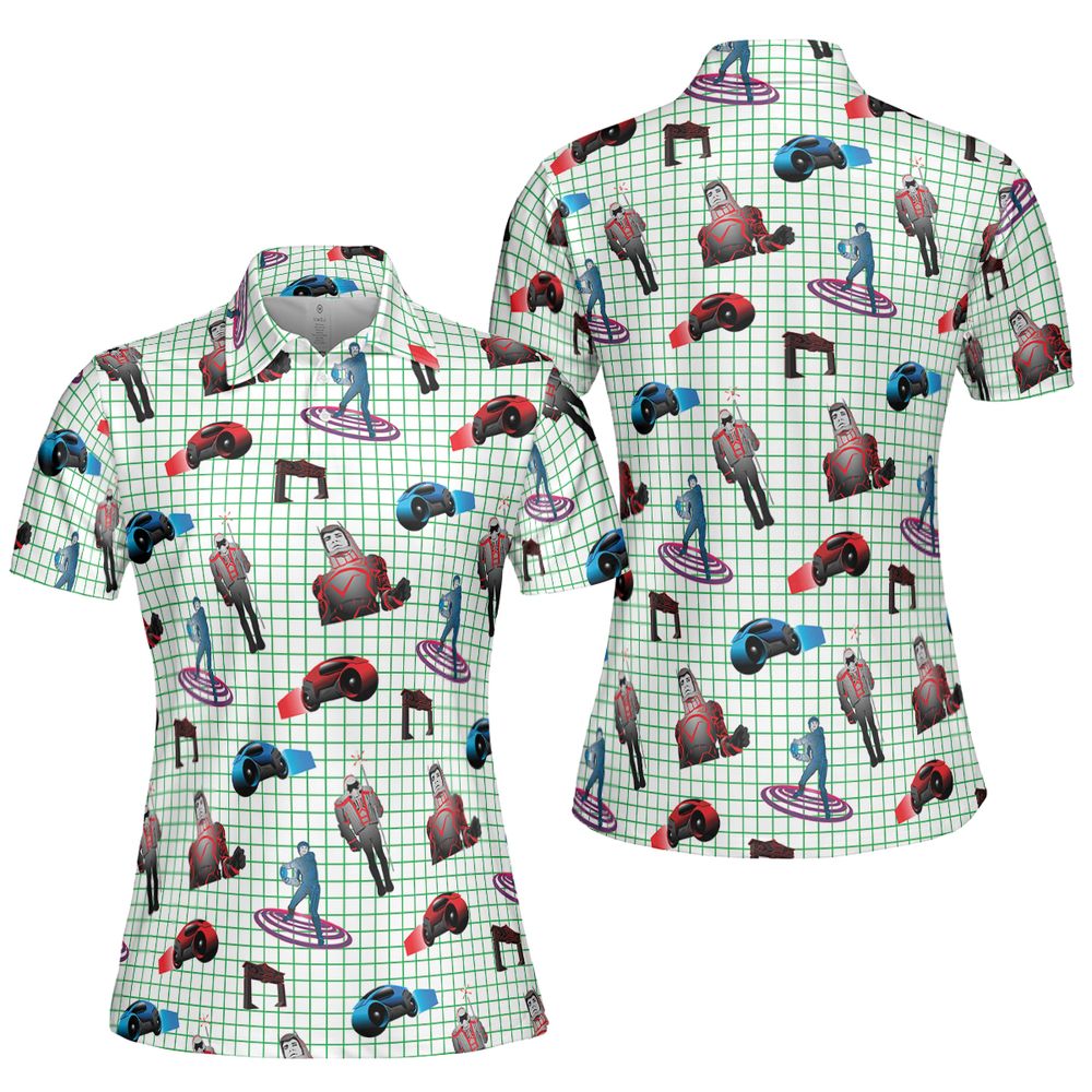 AOP Men/Women Polo Shirt - QVT3YACN -  - 5
