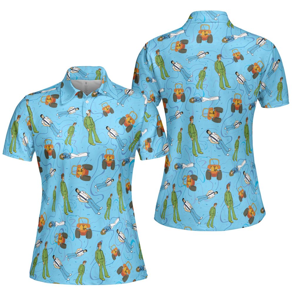 AOP Men/Women Polo Shirt - RWES5SCA -  - 5