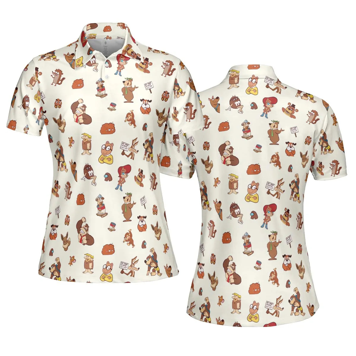 AOP Men/Women Polo Shirt - JW5GXKVY