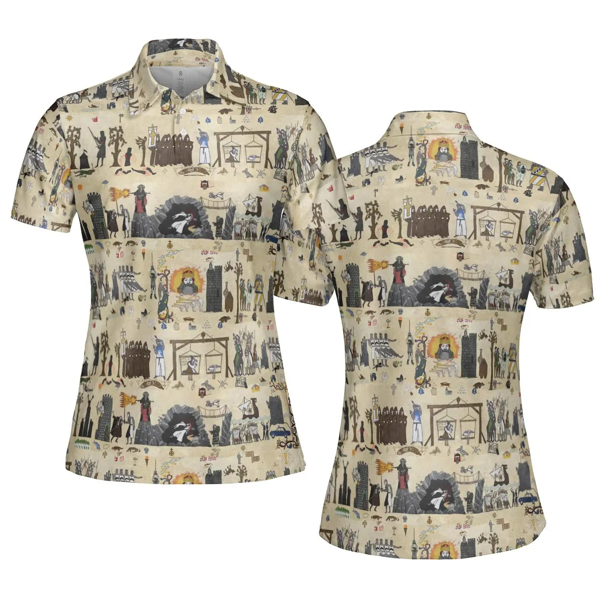 AOP Men/Women Polo Shirt - 94NUDLLA