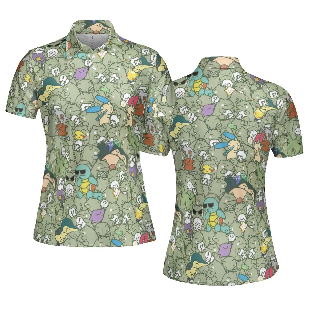 AOP Men/Women Polo Shirt - VUUD8X7R