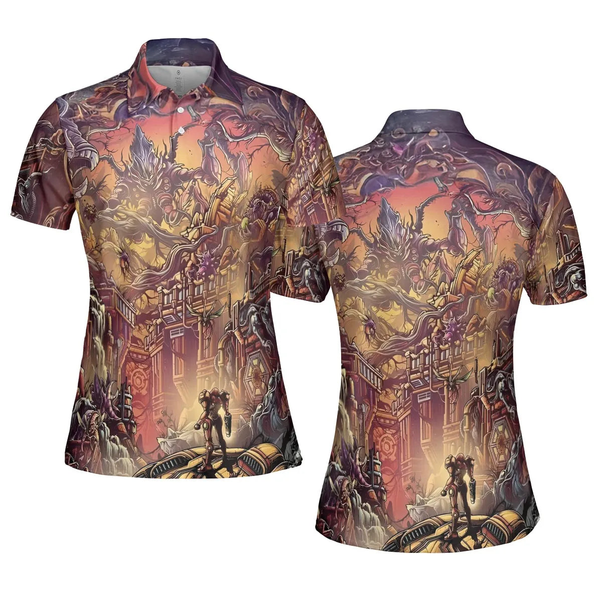AOP Men/Women Polo Shirt - B5ZZ5RTK