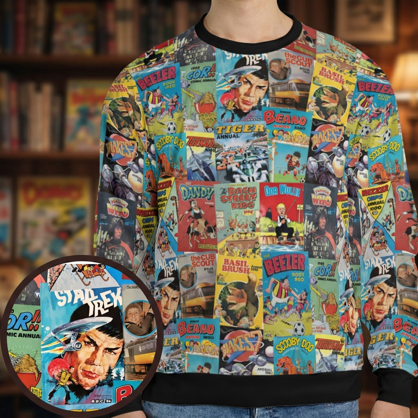 All-over Print Sweatshirt - 38Q4QEVX