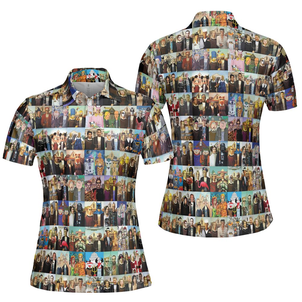 AOP Men/Women Polo Shirt - CS2XF9CS -  - 5