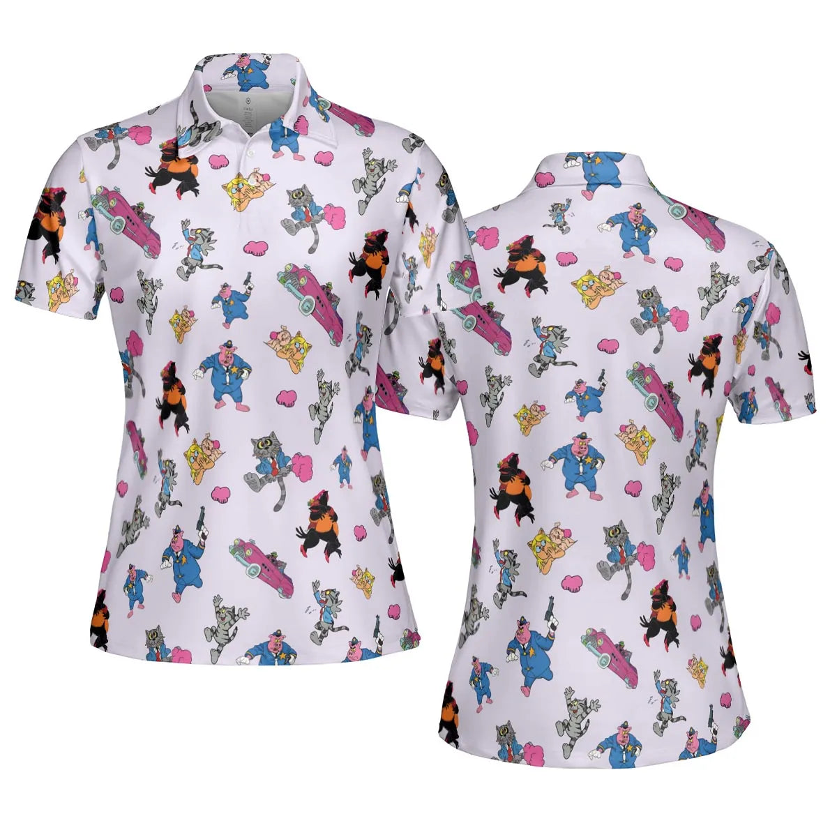AOP Men/Women Polo Shirt - MVWWHZ6N