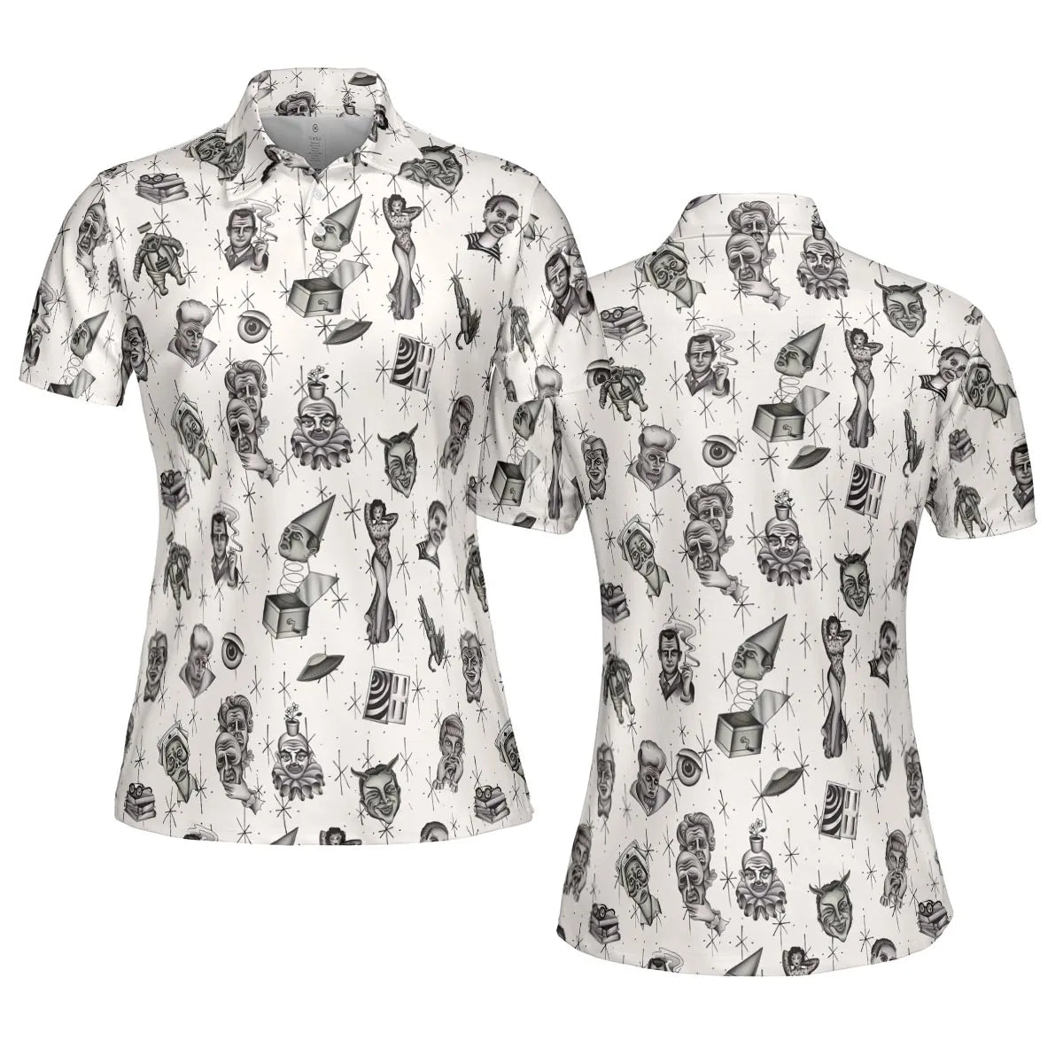 AOP Men/Women Polo Shirt - 5YWFUSWE