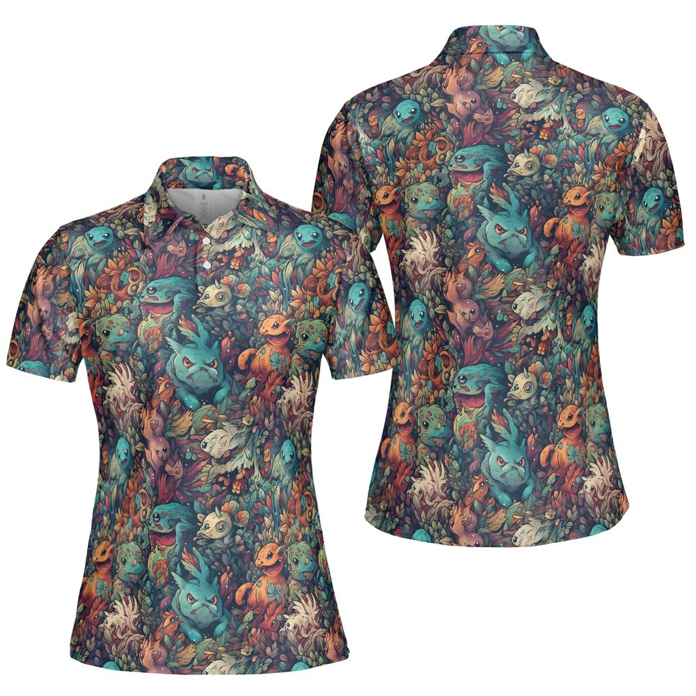 AOP Men/Women Polo Shirt - D5KWG5PM -  - 5