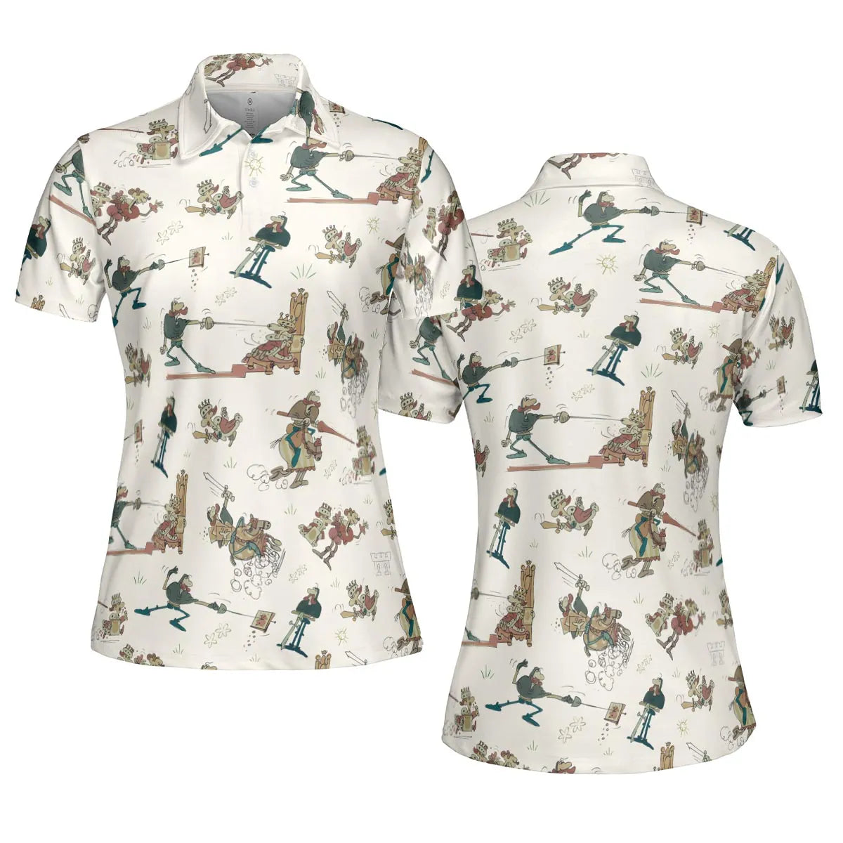 AOP Men/Women Polo Shirt - VYCKS7GV