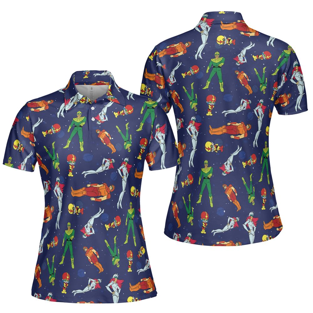 AOP Men/Women Polo Shirt - F9VG8WDX -  - 5