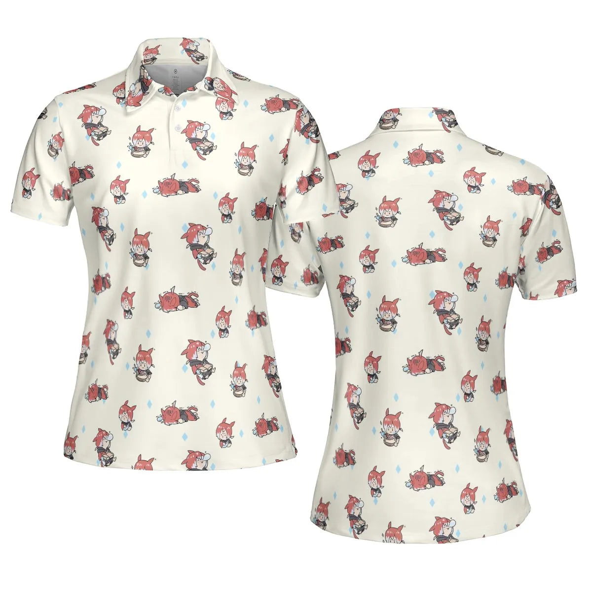 AOP Men/Women Polo Shirt - 3WAQ1TEB