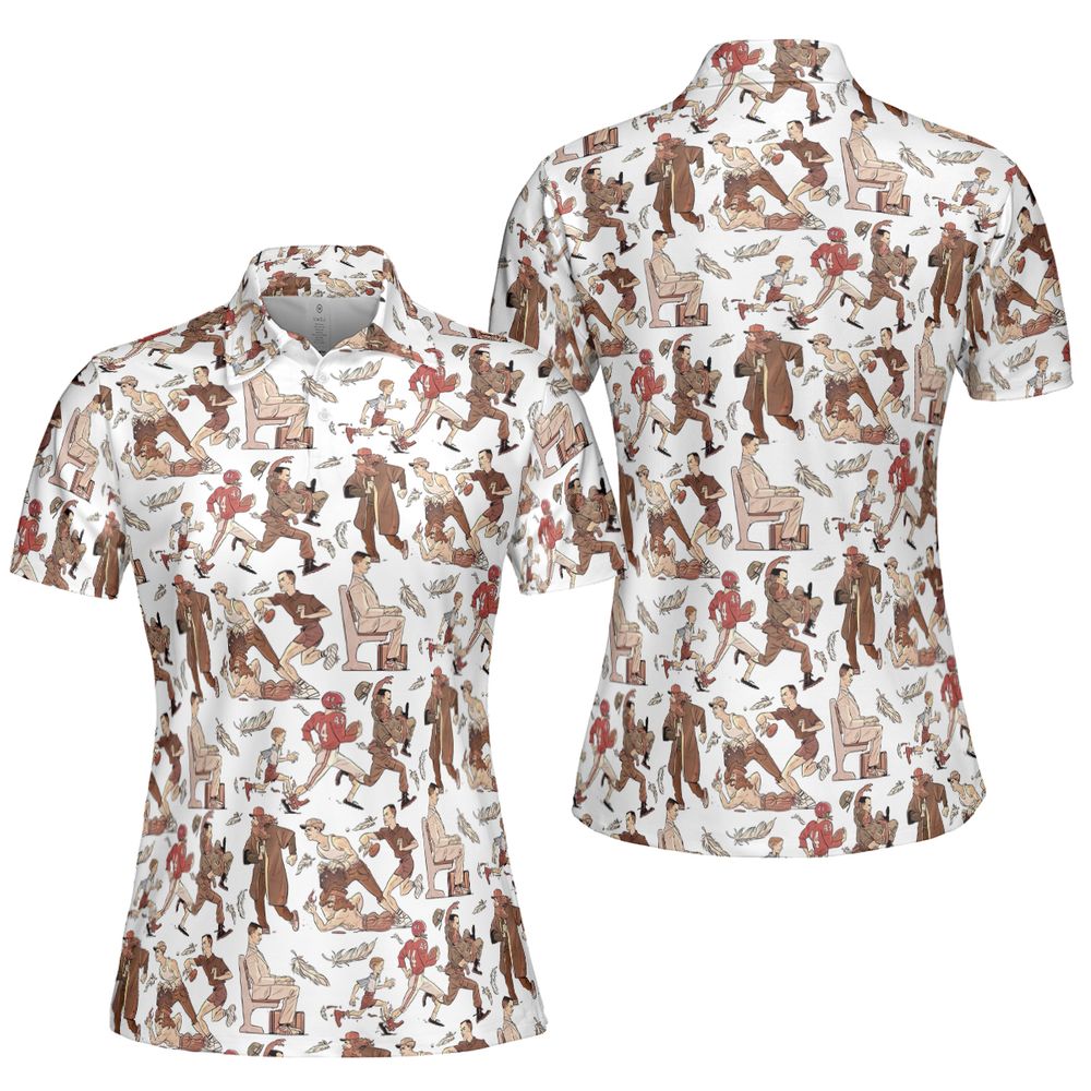 AOP Men/Women Polo Shirt - KPJT1VTP -  - 5