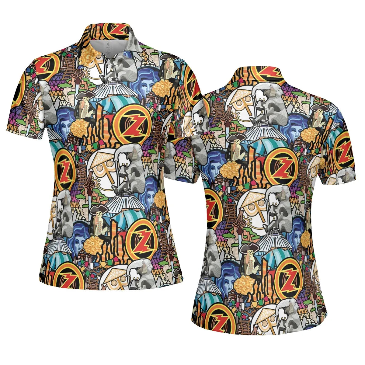 AOP Men/Women Polo Shirt - 78F9PFBN