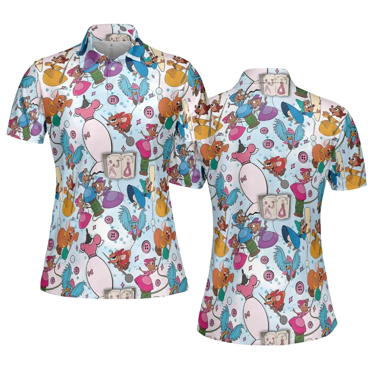 AOP Men/Women Polo Shirt - 4G4KKBRM