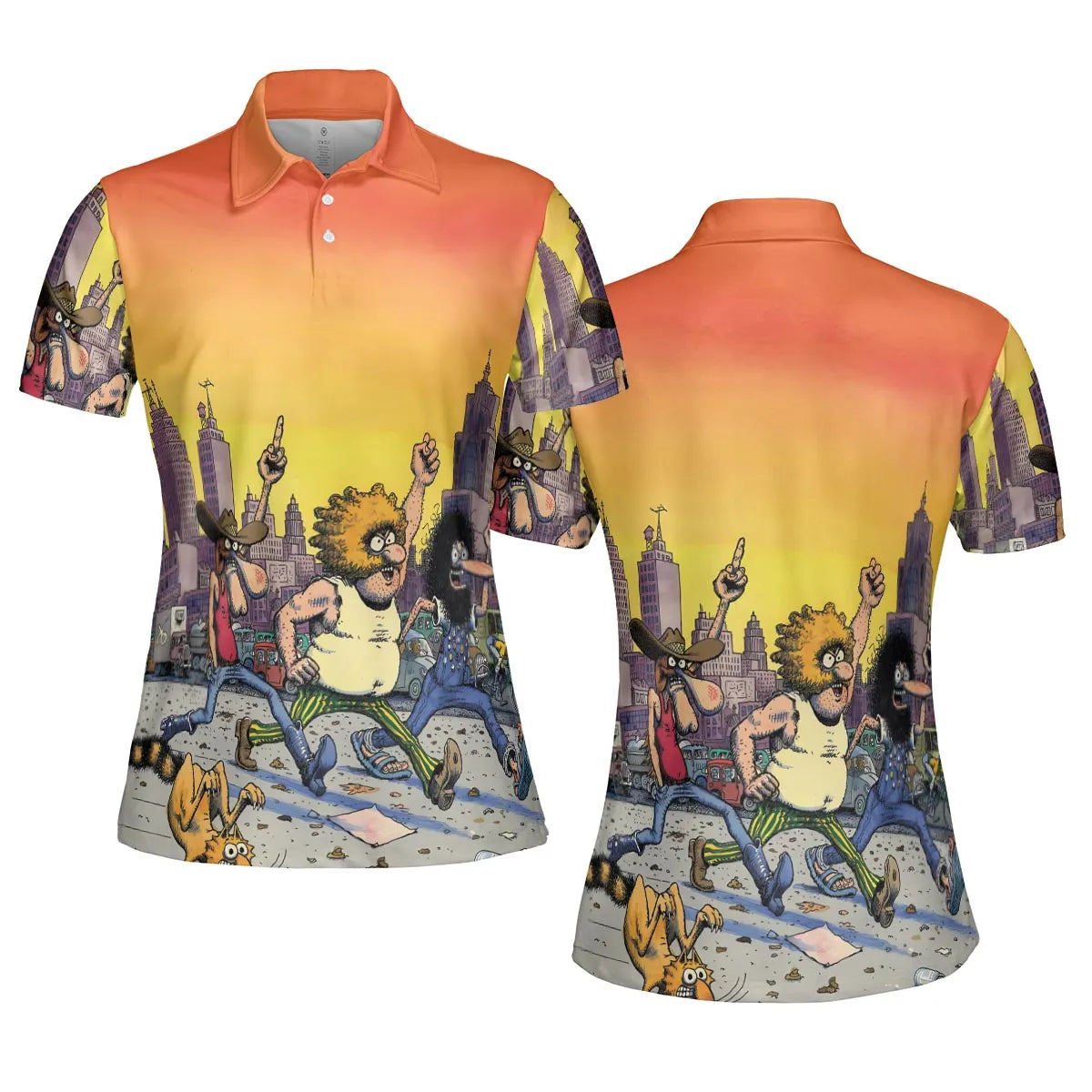 AOP Men/Women Polo Shirt - 2PCPR7WT