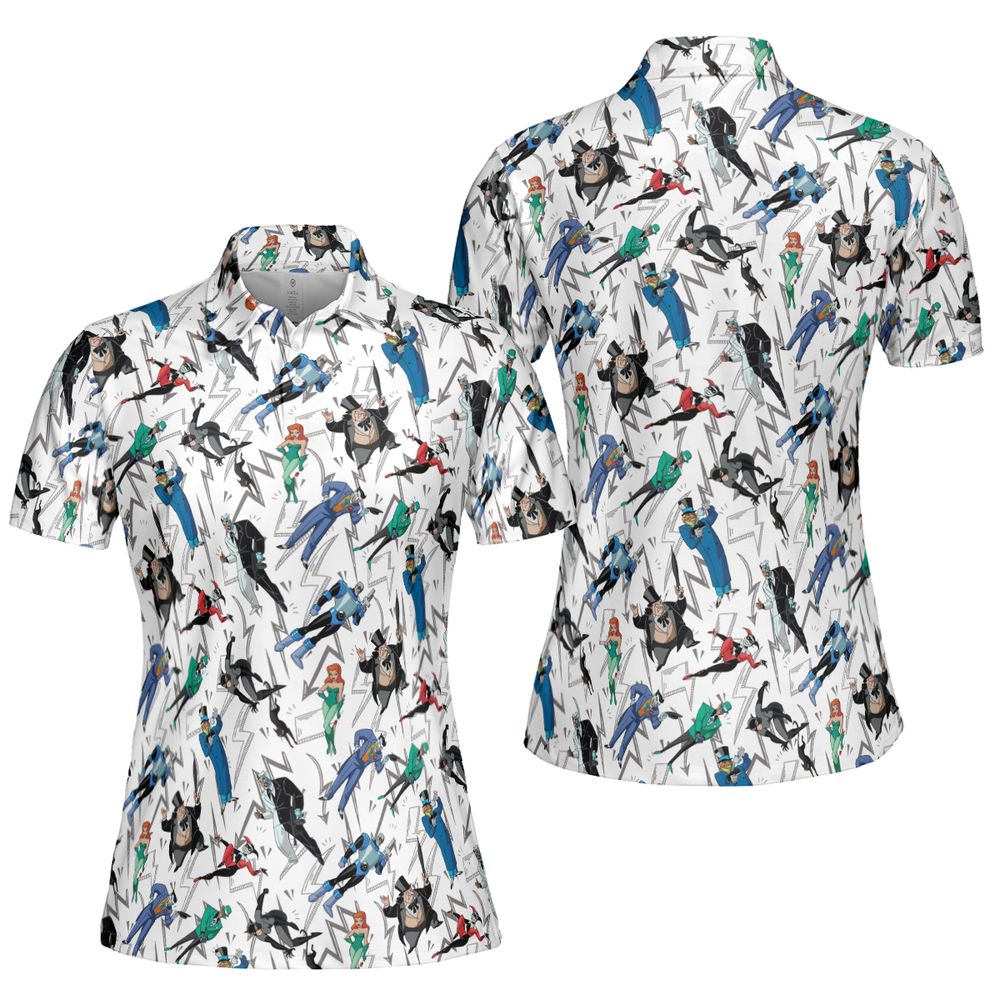 AOP Men/Women Polo Shirt -  - 5
