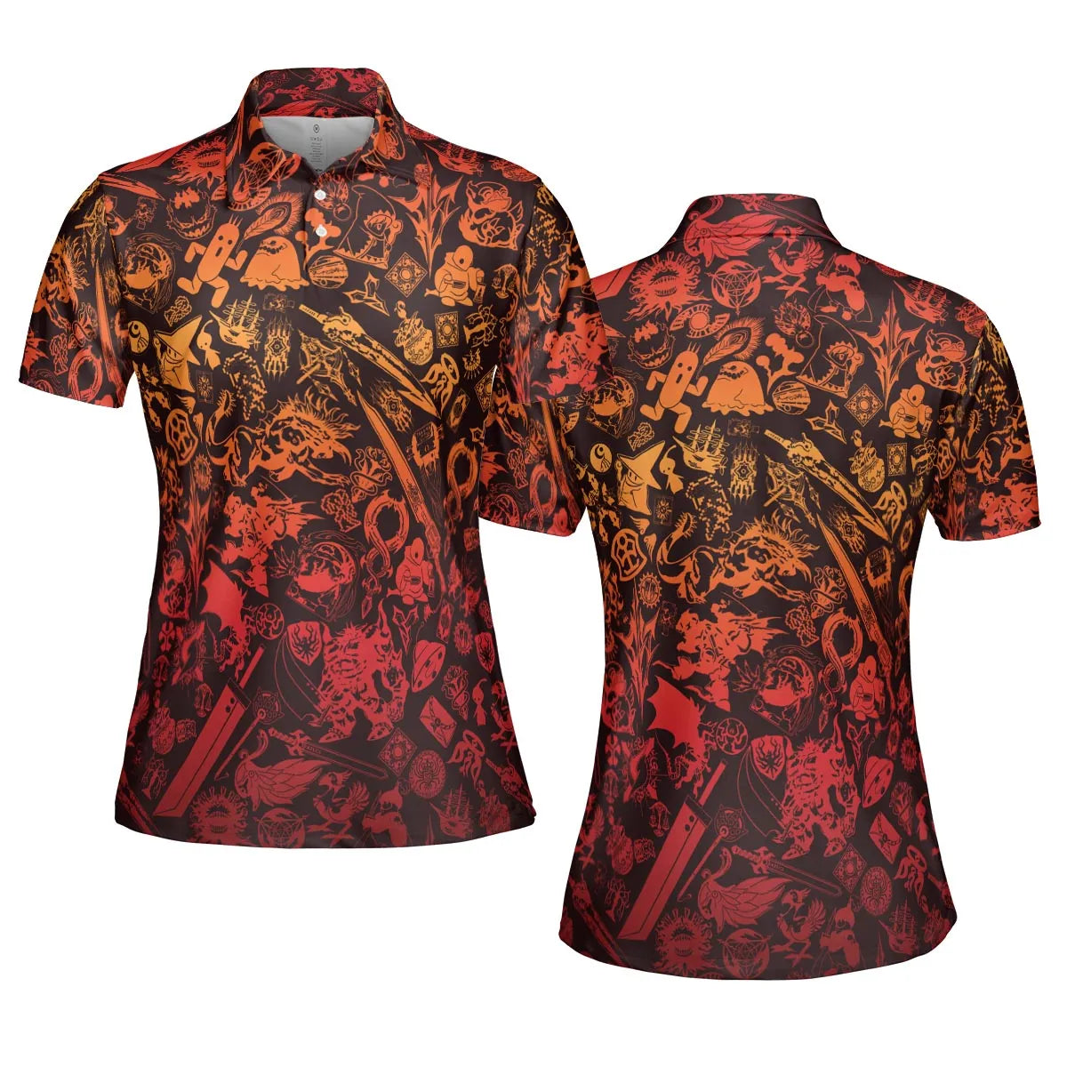 AOP Men/Women Polo Shirt - NGJQKTMS