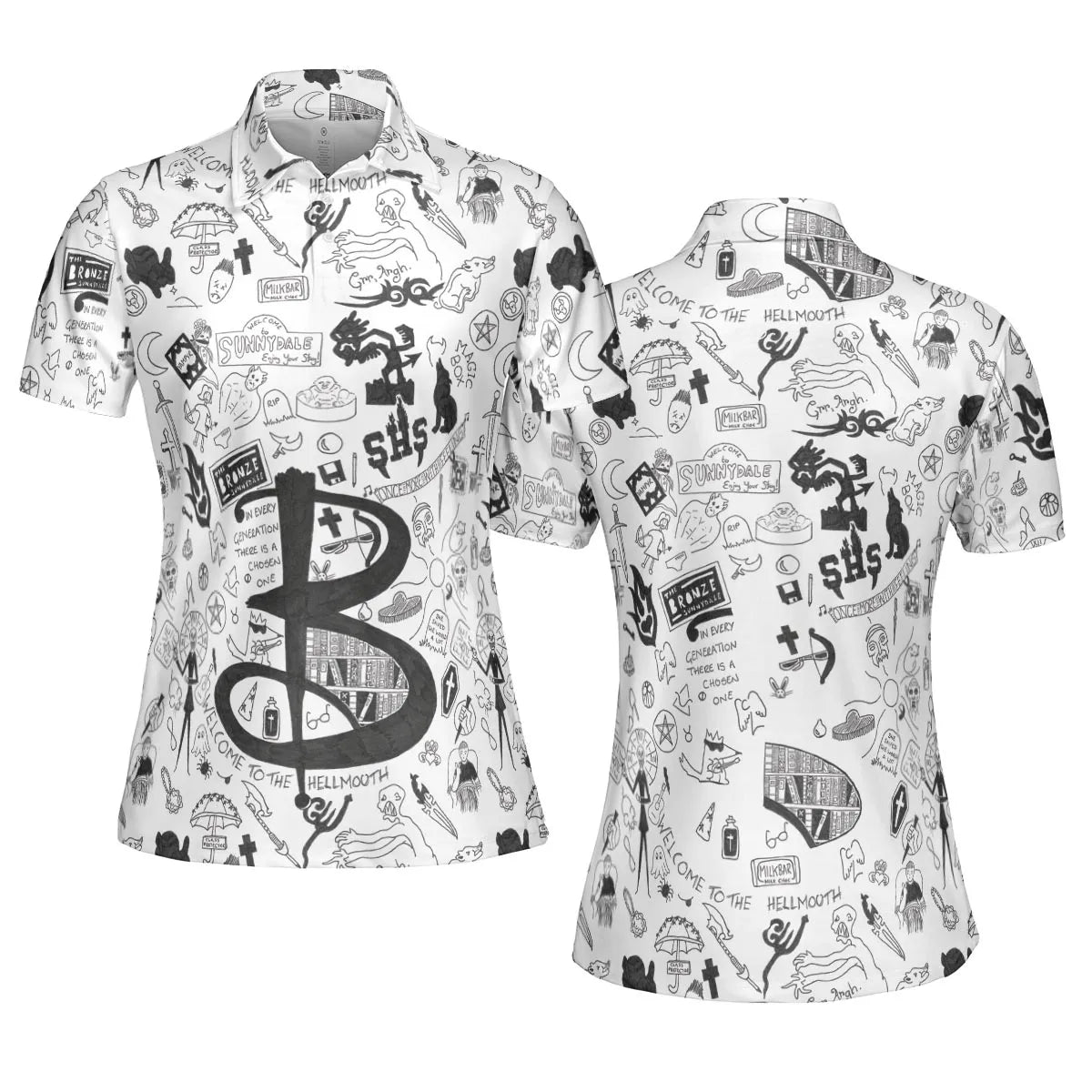 AOP Men/Women Polo Shirt - TZN1PWKR