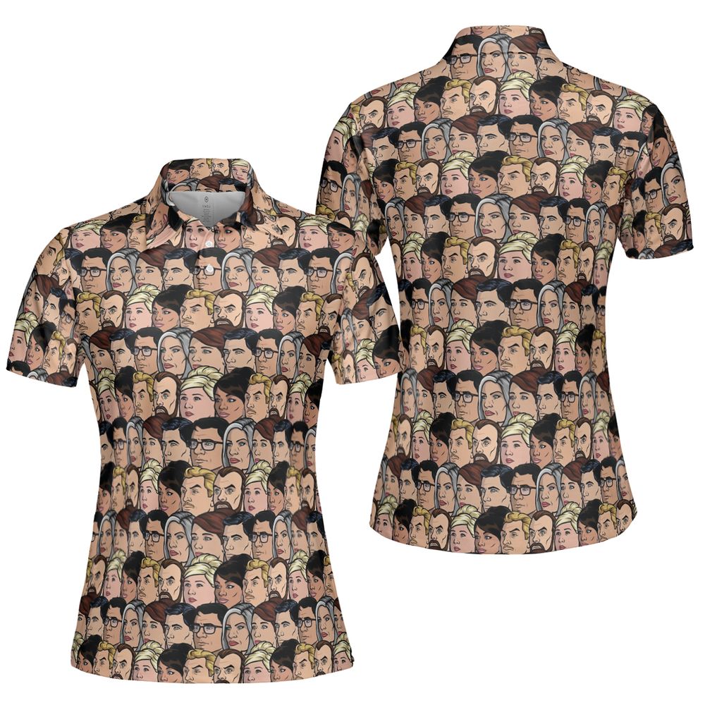 AOP Men/Women Polo Shirt - AQY98EVA -  - 5