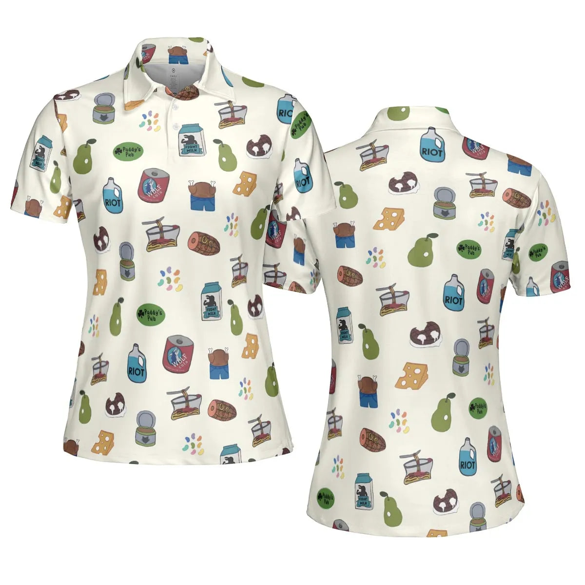 AOP Men/Women Polo Shirt - 1Q67UW3Y
