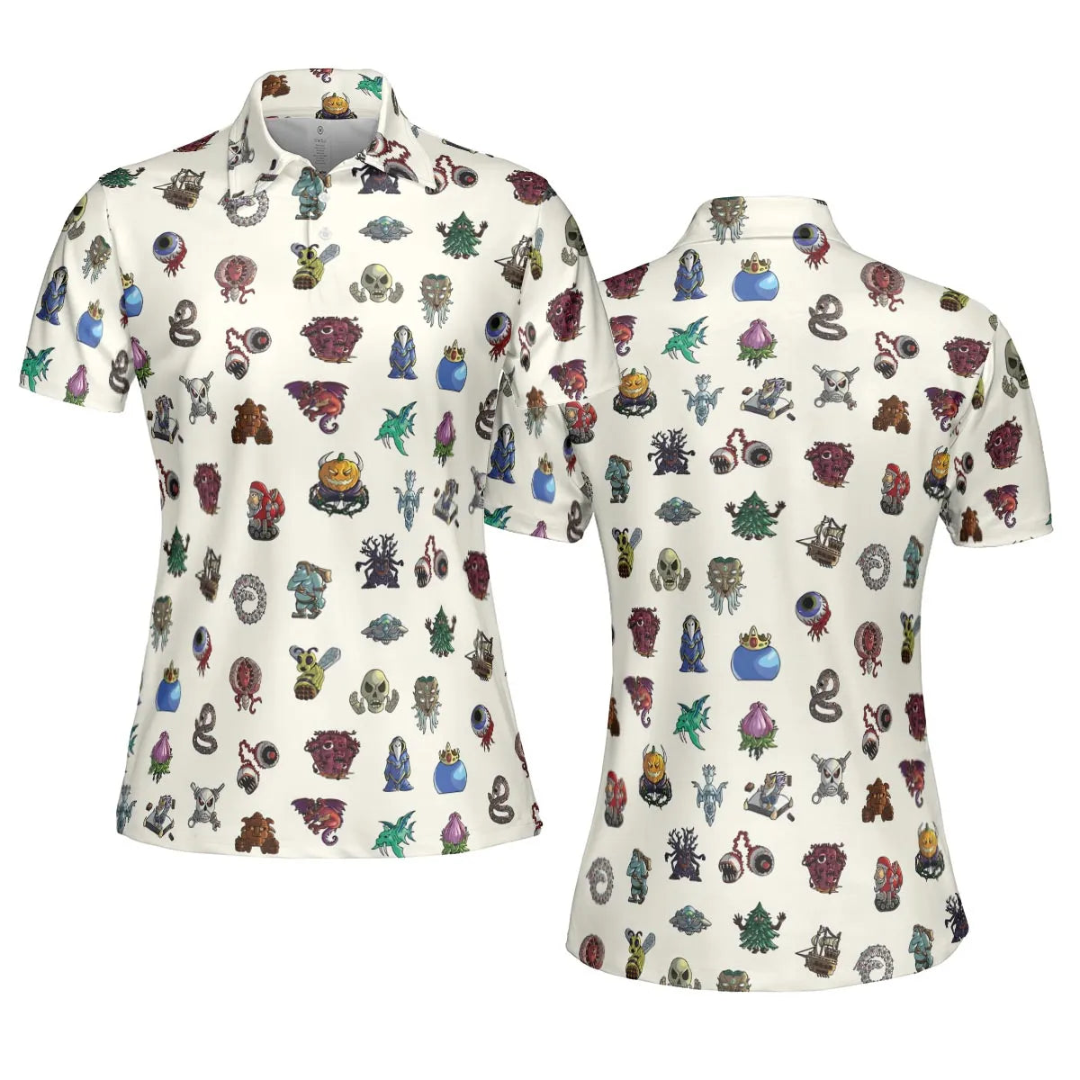 AOP Men/Women Polo Shirt - FPERMAWH