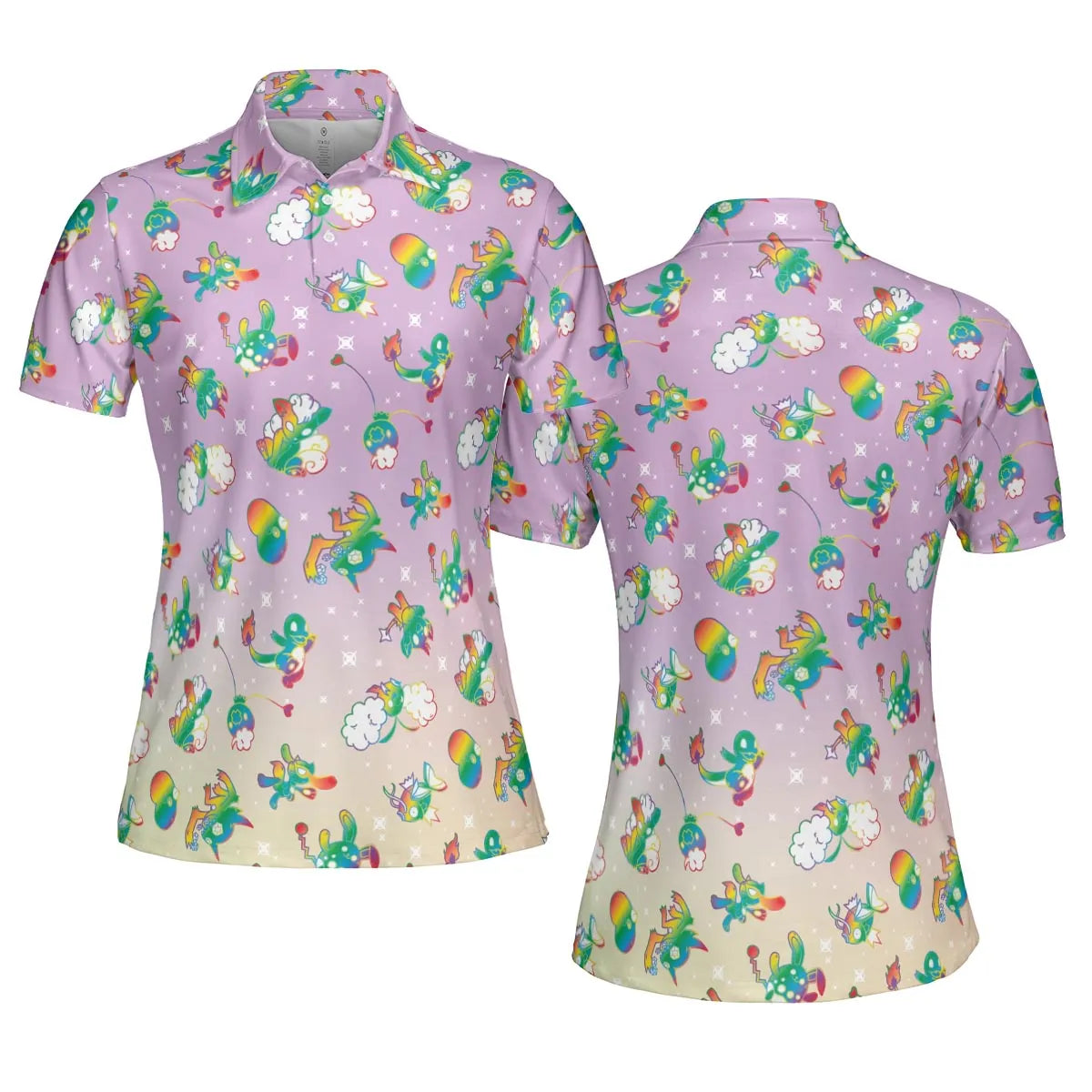 AOP Men/Women Polo Shirt - SE7NHCEV