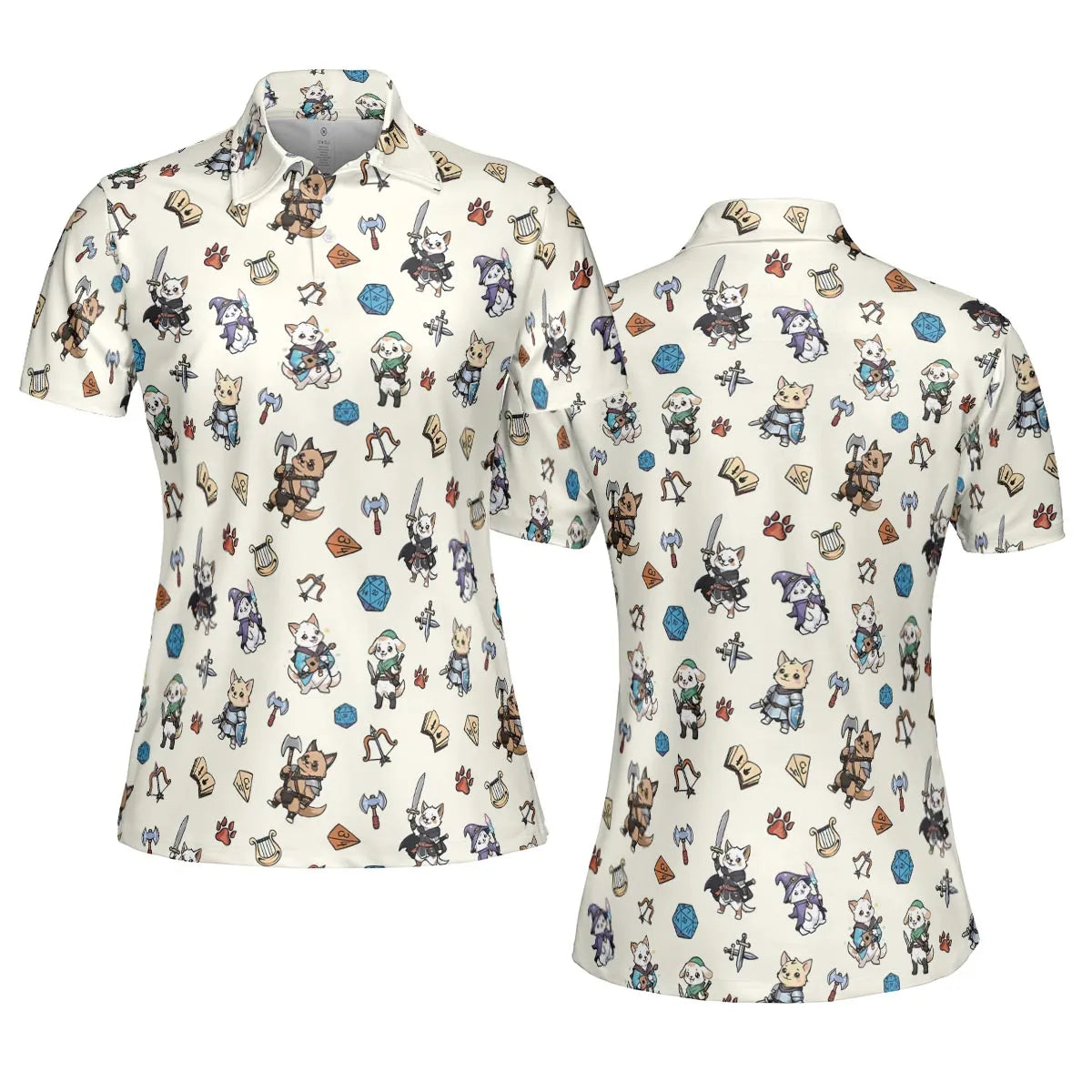AOP Men/Women Polo Shirt - NPHL8CX3