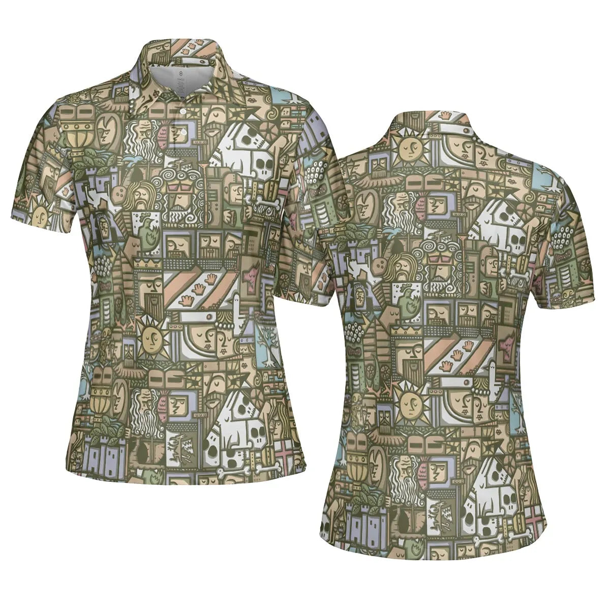 AOP Men/Women Polo Shirt - DCH6GV89
