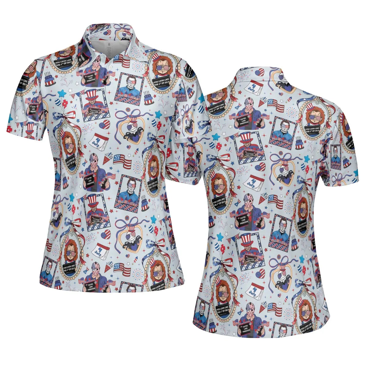 AOP Men/Women Polo Shirt - 4Q5PV8QF